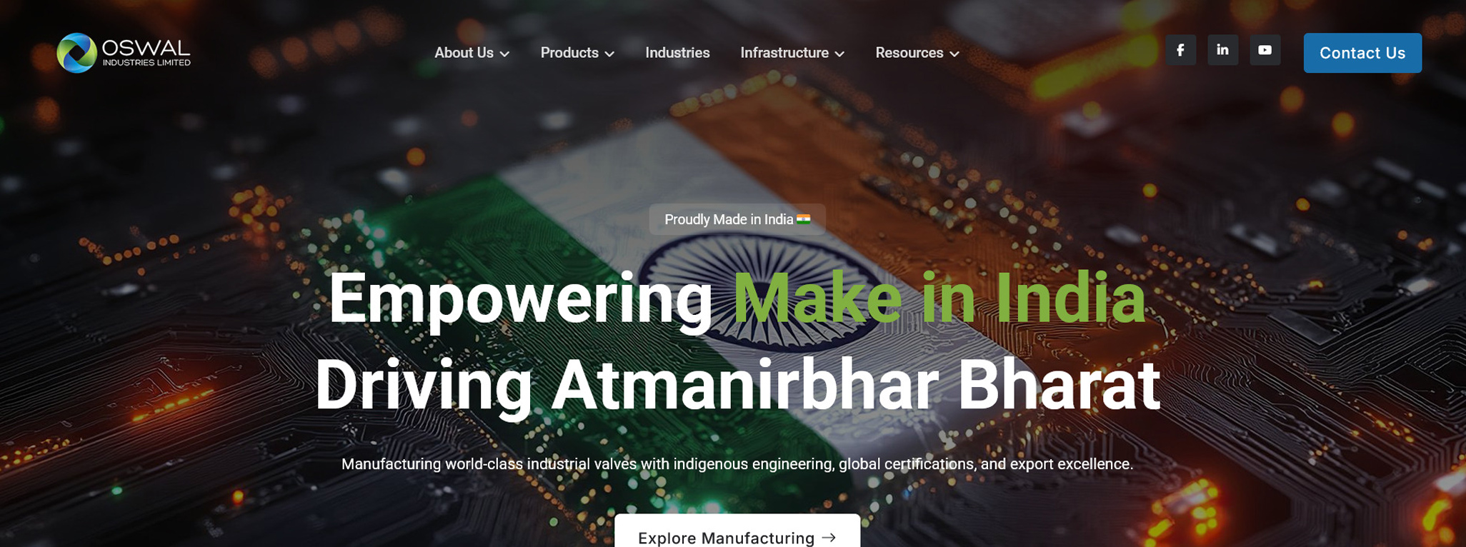 Accelerating Industrial Pipeline Growth – How Nuclear Infotech Engineered an SEO-Driven Web & CRM Solution for Oswal Industries